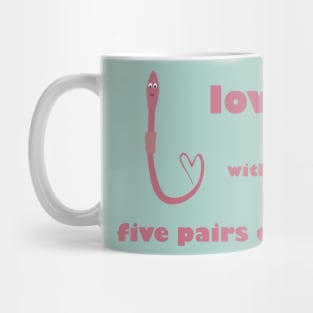 earthworm in love Mug